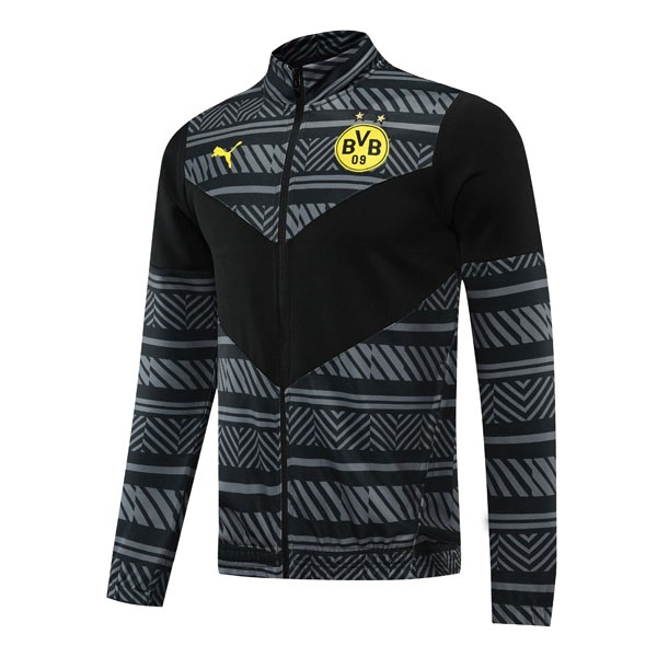 Sweatjacken Borussia Dortmund 2022-2023 Grau Schwarz